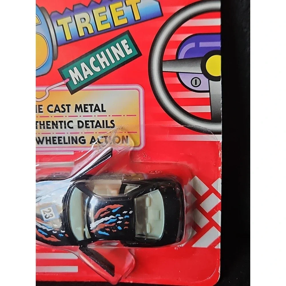 Yatming #23 Diecast Black‎ Number 23 1/64 New In Package Race Car